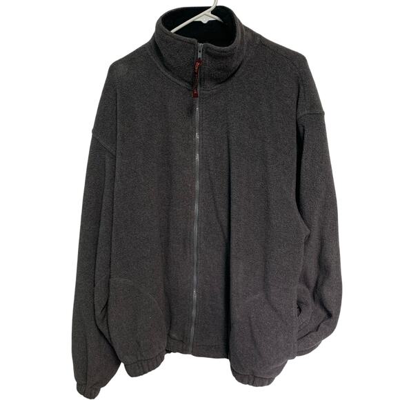 Stony River Vintage Men's Gray Fleece Full Zip Jacket Size Large - Picture 1 of 3